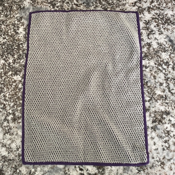 COPY - Graphite w/Purple Trim Diamond Textured Kitchen Cloth by Norwex w/BacLoc… - Picture 5 of 13